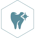 Dental restoration icon